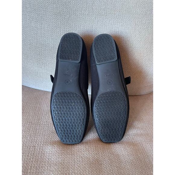 Vivaia Margot Square Toe Mary Jane Flats Black Shoes EU 37 US 6.5 - Picture 14 of 16